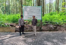 Polsek Candupiro Lumajang Antisipasi Gangguan Kamtibmas di Objek Wisata