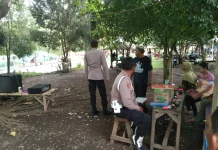 Polisi Amankan Tempat Wisata Sumber Pakel di Padang Lumajang