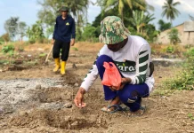 Rutan Situbondo Tanam Ratusan Bibit Labu Kuning