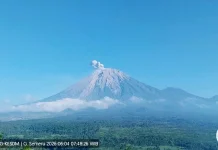 Semeru Tetap Berstatus Siaga