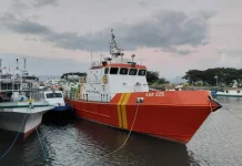 Tiba di Banyuwangi, KN SAR Widura 225 Perkuat Respons Darurat Selat Bali