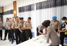 Tes Urine Mendadak, Kapolres dan PJU Dinyatakan Negatif