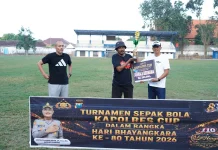 Turnamen Sepak Bola Kapolres Cup U-40 Ditutup