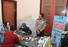 Khitan Gratis Polres Situbondo Diikuti 150 Anak