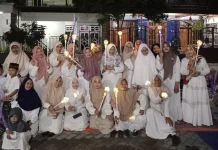 Warga RT 01 Pondok Bedadung Gelar Pawai Obor Muharam