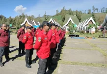 Petugas TNBTS Antisipasi Kebakaran Hutan