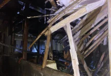 Tiga Rumah di Kemirian Bondowoso Hangus Terbakar