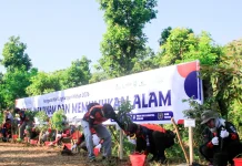 POMI Mendaki dan Tanam Pohon di Kawasan Hutan Lindung