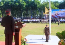 Hari Bhayangkara Kapolres Bayu Paparkan Kinerja Polri Meningkat
