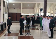 Bupati Bondowoso Lantik Pejabat Administratur dan Pengawas