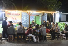 Perkuat Sinergitas Kamtibmas, Kapolres Bondowoso Sambangi Pos Kamling Sekarputi