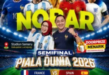 Nobar Piala Dunia, Ruang Berkumpul Warga dan Peluang bagi UMKM Lumajang