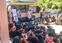 MPLS: Polisi Edukasi Siswa SD tentang Disiplin