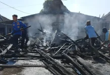 Tiga Rumah di Wonosari Ludes Terbakar