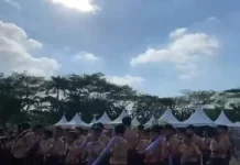 SDN Kotakulon 1 Bondowoso Meriahkan Penutupan MPLS dengan Tabuh Kentongan
