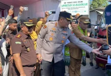 Kawal PSN, Kapolres Bondowoso Kawal Kunjungan Kerja Tiga Kementerian