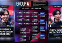 Bracket Grup A MSC at EWC 2026 usai Hari Pertama