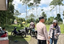 Polosi di Senduro Pantau Keamanan Objek Wisata dan Perbankan