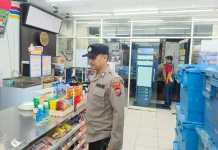 Polsek Ranuyoso Lumajang Perketat Pengamanan ATM dan Pertokoan