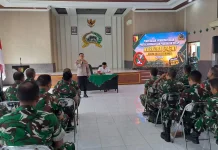 Polres Sosialisasi P4GN kepada Prajurit Kodim 0823