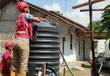 PMI Jember Droping 74 Ribu Liter Air Bersih Daerah Terdampak Kekeringan