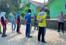 Calon Paskibraka di Ranuyoso Lumajang Mendapatkan Materi