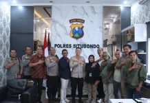 Polres Komitmen Bangun Sinergi dengan PWI Situbondo