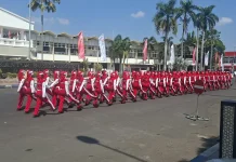 Jelang HUT Ke-81 RI, 73 Calon Paskibraka Jember Jalani Pemusatan Latihan