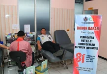 Sambut HUT RI, Lapas Banyuwangi Gelar Donor Darah