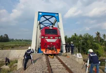 DJKA Uji Fungsi Dua Jembatan Baru di Lintas Jember–Kalisat