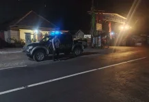 Polsek Tekung Lumajang Antisipasi 3C di Jalan Raya Wonokerto