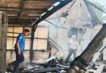 Kebakaran Rumah di Prajekan Bondowoso, Kerugian Ditaksir Puluhan Juta