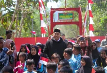 Kodim dan Pemkab Resmikan Jembatan dan Sumber Air