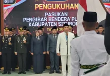 Bupati Situbondo Kukuhkan 75 Anggota Paskibraka