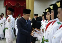 Paskibraka Jember Dikukuhkan, Anggota Dijanjikan Beasiswa Perguruan Tinggi