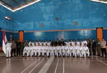 Puluhan Anggota Paskibra Kecamatan Pasirian Dikukuhkan