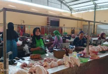 Harga Daging Ayam di Bondowoso Tembus Rp42 Ribu