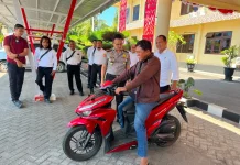 Polisi Kembalikan Motor Hilang di Burnik City