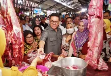 Mendag Cek Pasar Rogojampi, Harga Pangan Banyuwangi Stabil