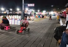 Alun-Alun Balung Jember Dipadati Pengunjung