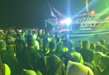 Satpolairud Sukses Amankan Sholawat Burdah tengah Laut di Jangkar