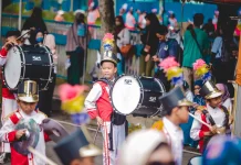 Puluhan Grup Drumband Tampil Estafet, Warnai Tajemtra 2026