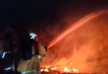 Diduga Korsleting Listrik, Rumah Warga Wonosari Bondowoso Terbakar