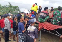 TNI-Polri Amankan Kesenian Ujung di Sememu Lumajang