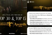 Desa Sumberwringin Bondowoso Melaju ke TOP 15 Wonderful Indonesia Awards 2026