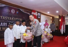 Polwan Gelar Tasyakuran dan Berbagi dengan Yatim Piatu