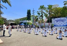 Cetak SDM Global, SMK Perikanan Puger Jember Lantik 52 Taruna