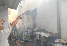 Rumah Warga Grujugan Terbakar, Kerugian Capai Rp125 Juta