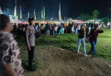 Polisi Amankan Gebyar Seni Bantengan di Tempurejo Lumajang