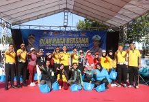 Satlantas Gelar Baksos Bareng Ojol dan Masyarakat